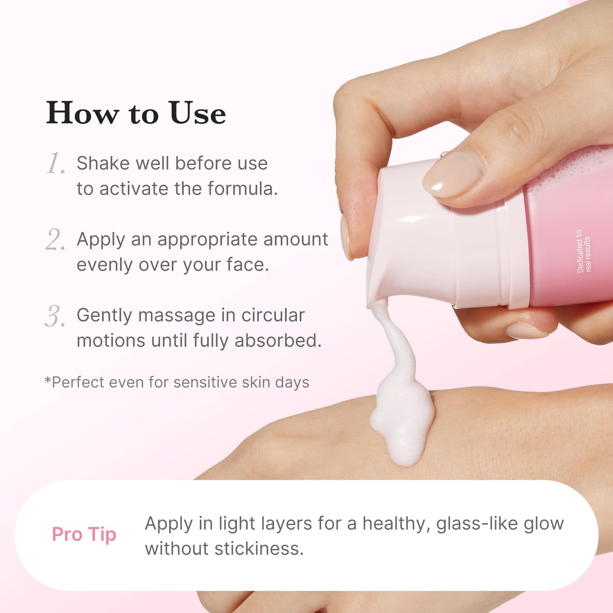 medicube ingredients display highlighting hyaluronic acid and ceramide benefits