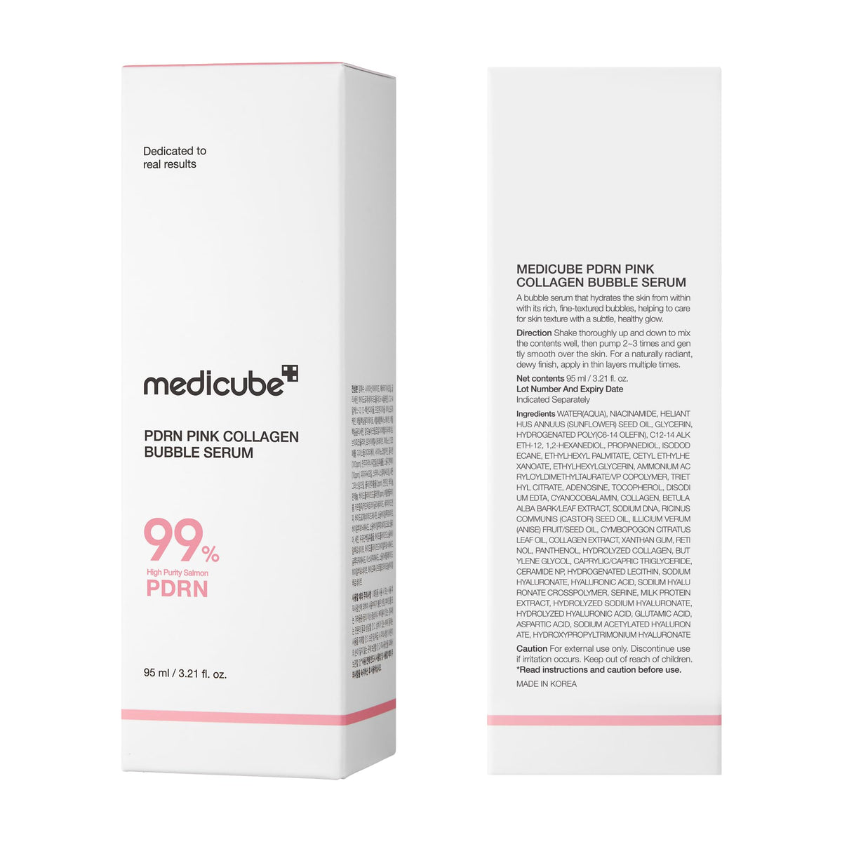 medicube bottle staged in bathroom to show everyday routine compatibility