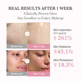 medicube serum on hand demonstrating lightweight texture and easy spreadability
