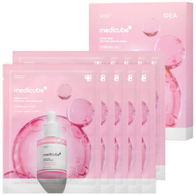 medicube front packaging showing ten ampoule masks and brand clarity
