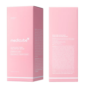 medicube boxed packaging flatlay showing retail presentation and gift-ready benefit