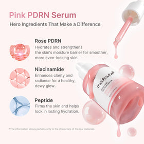 medicube serum spread on skin highlighting quick absorption and hydration