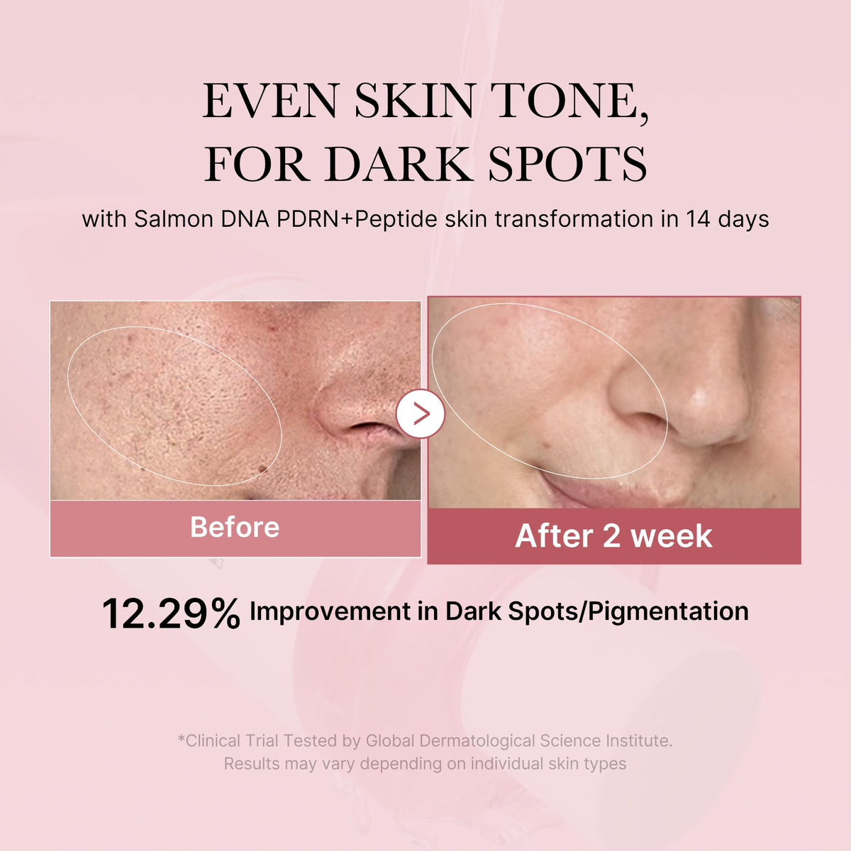 medicube watery pink toner pouring texture illustrating lightweight hydration