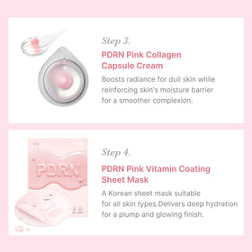 medicube PDRN Vita Coating sheet mask flat lay for quick 10–20 minute boost