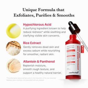 medicube serum texture on palm illustrating lightweight absorption