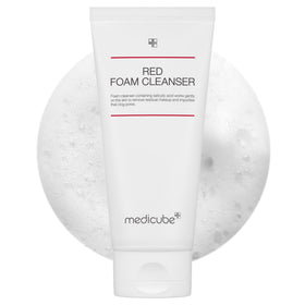 medicube front tube showing cleanser packaging and easy dispensing benefit