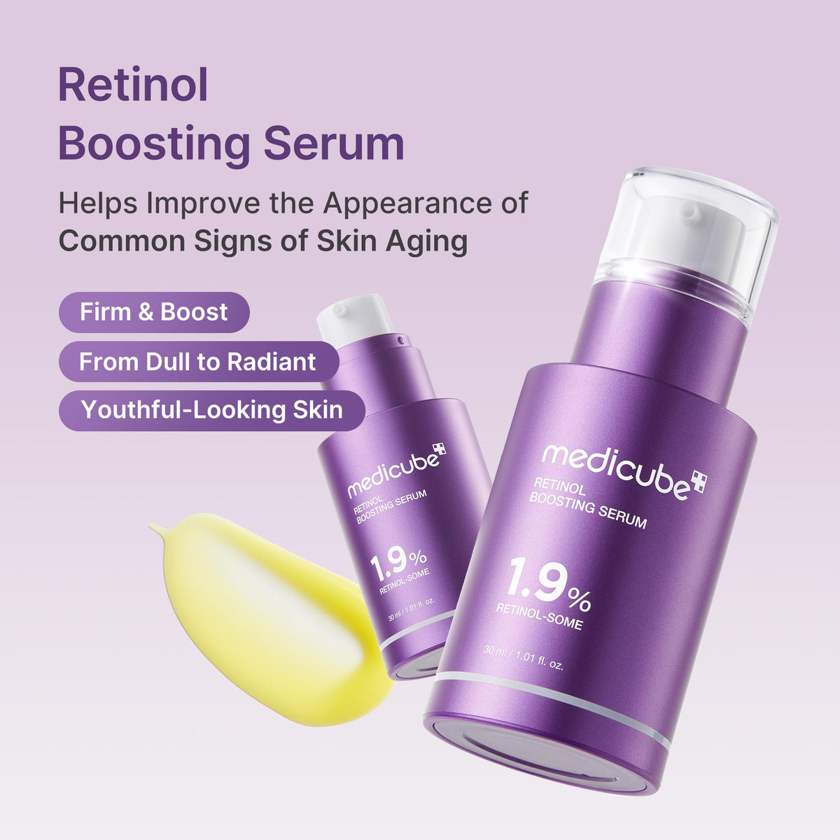 medicube dropper dispensing serum illustrating precise application control