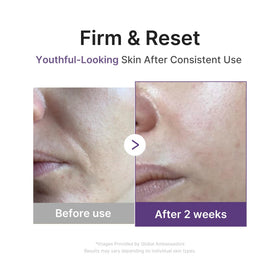 medicube ingredients label visible listing retinol, peptides, vitamins