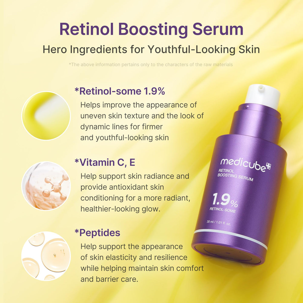 medicube close-up of serum texture showing lightweight hydrating consistency