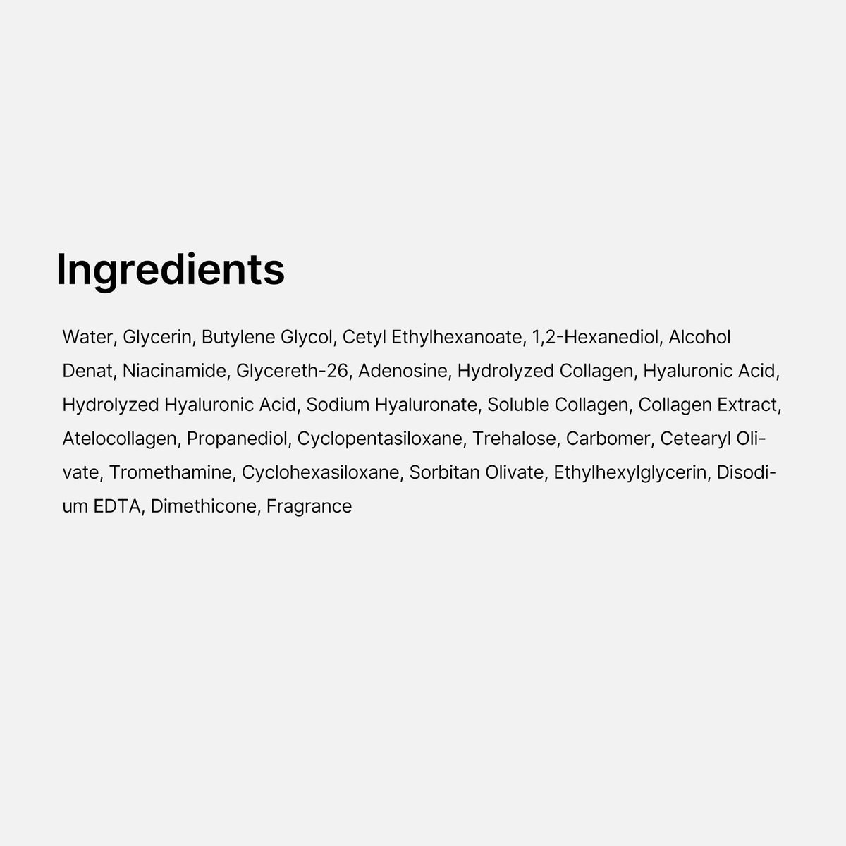 medicube serum applied to skin illustrating smooth texture and hydration