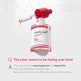 medicube serum on hand application illustrating quick absorption and glow