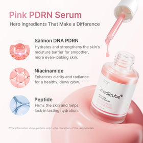 medicube close-up texture of serum showing lightweight absorbent finish