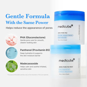 medicube silky-smooth pad side providing calming finish and hydration