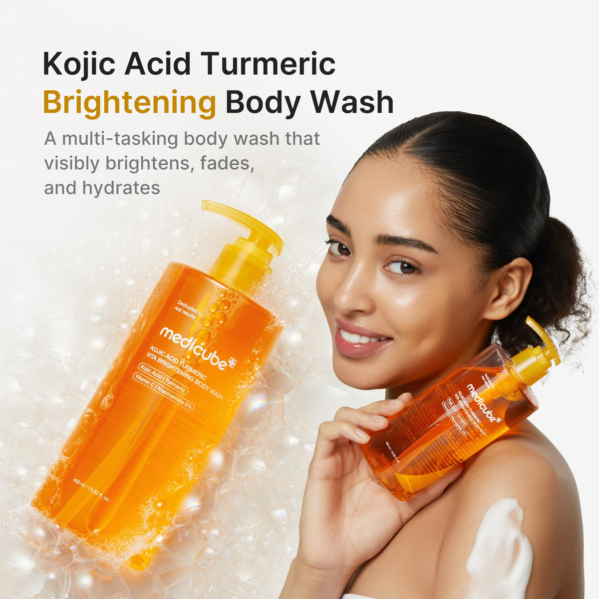 medicube gel texture close-up revealing hydrating lather