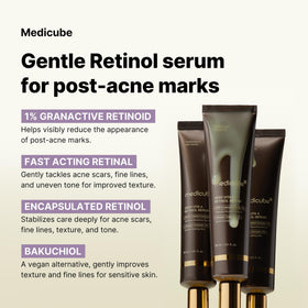 medicube texture close up of serum, illustrating fast absorption and smooth feel