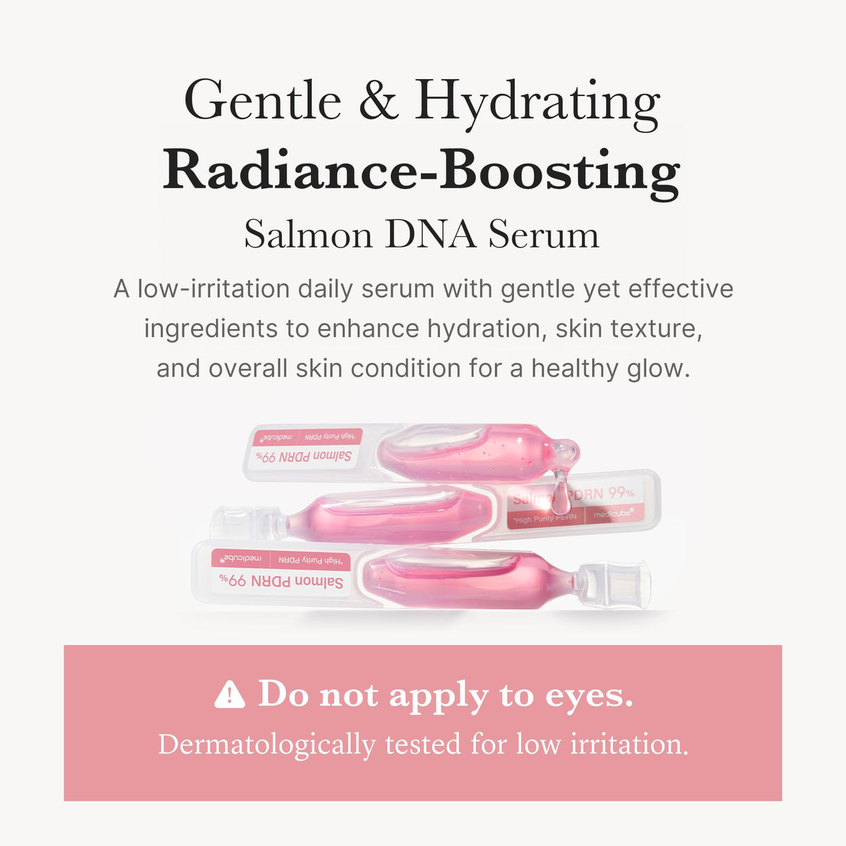 medicube serum texture close-up showing lightweight hydrating formula