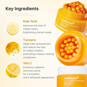medicube texture swatch on skin illustrating lightweight absorption benefit