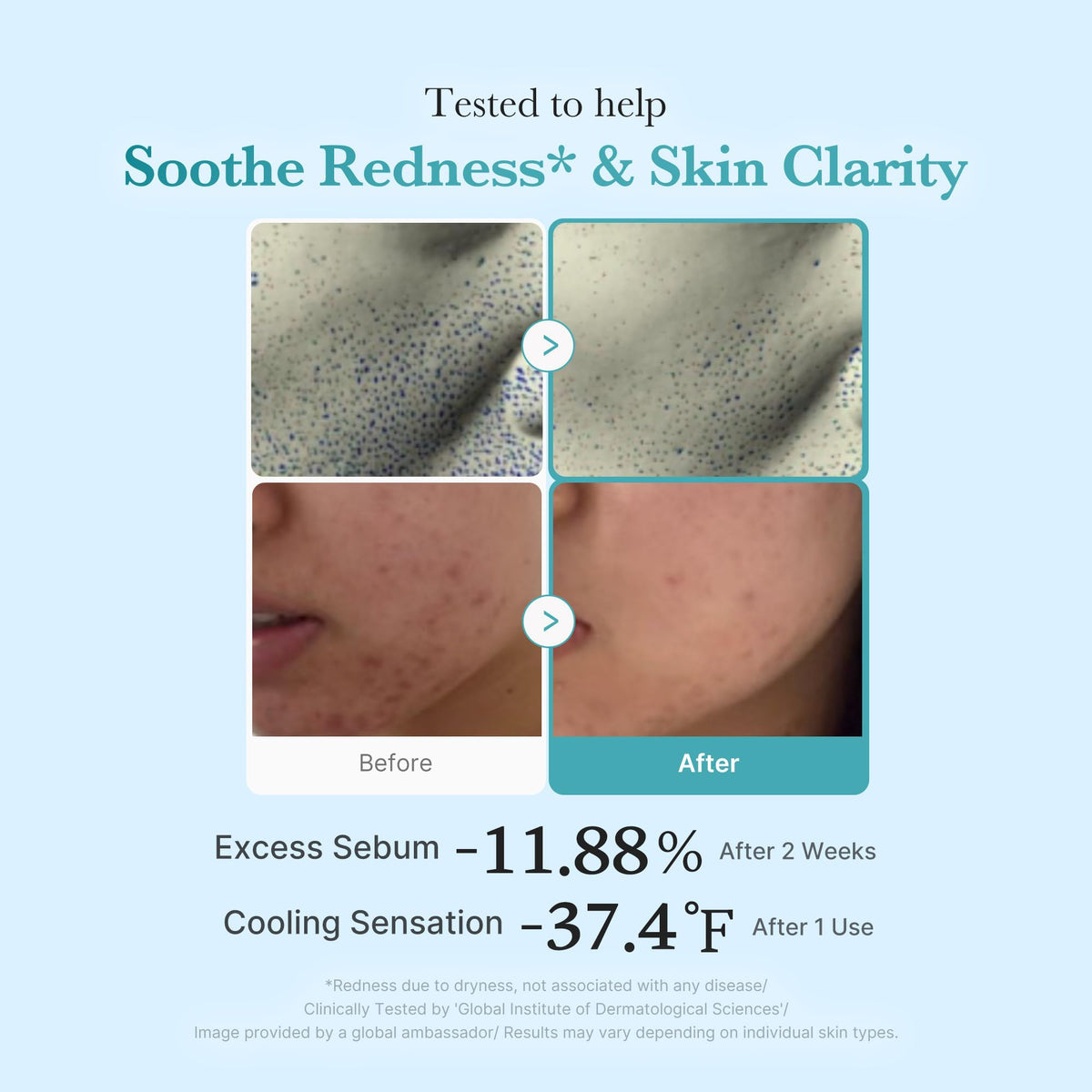 medicube applied to hand demonstrating smooth, non-greasy finish