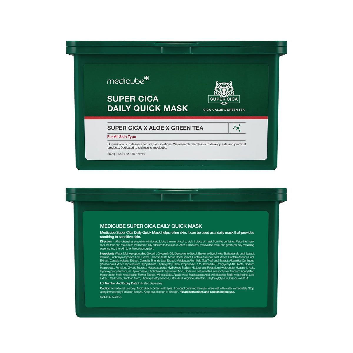medicube travel sized lifestyle shot showing portable soothing skincare