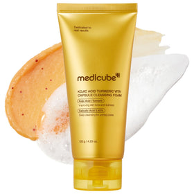 medicube front tube packaging showing product and benefits