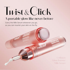 medicube twist and click dispenser close-up highlighting hygienic design