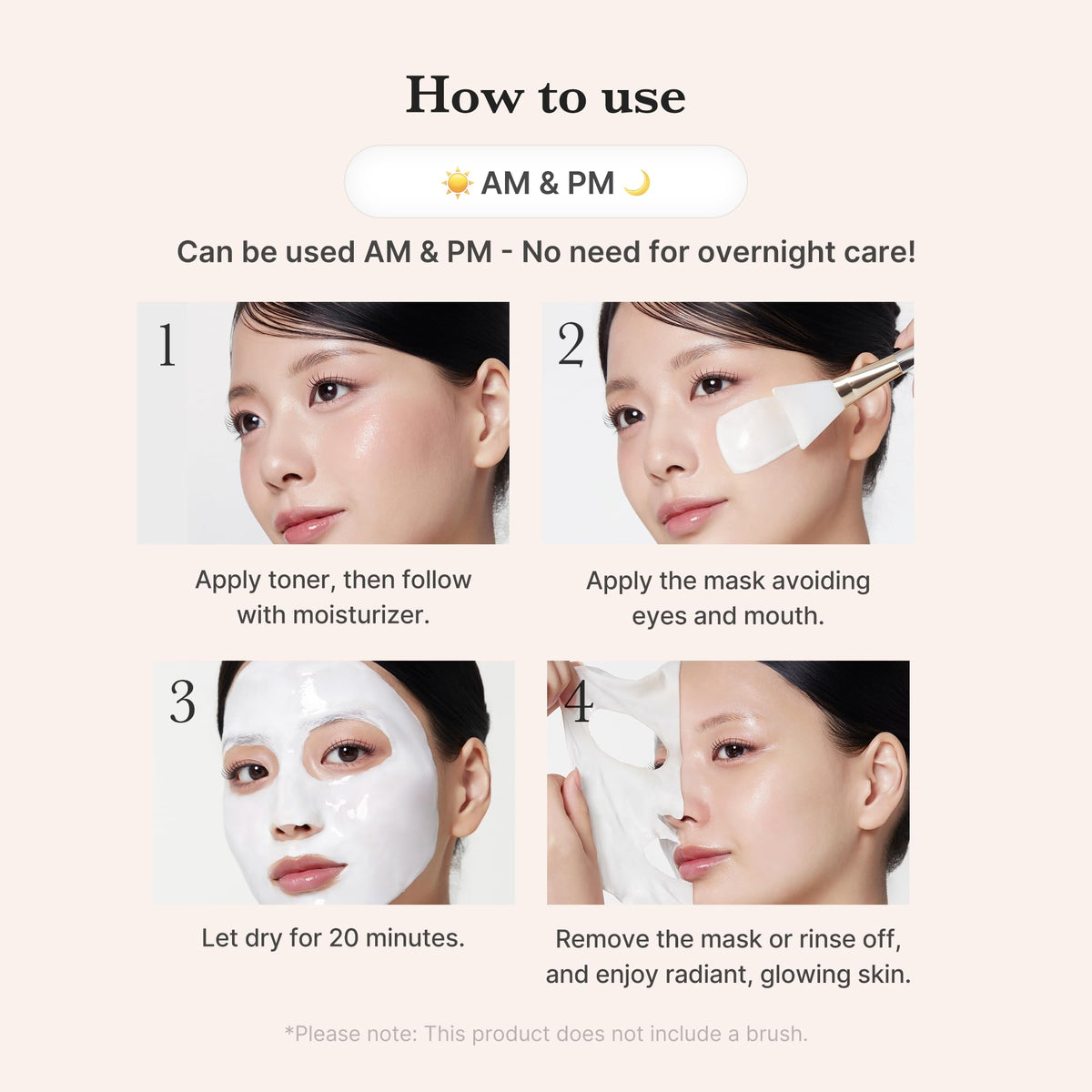 medicube after mask on skin with glazed glow showing hydrated, plumped appearance