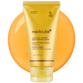medicube front packaging showing mask jar and brightening benefits