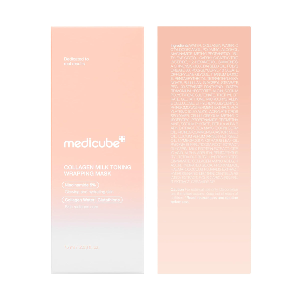 medicube mask on bathroom vanity as lifestyle shot showing morning routine fit
