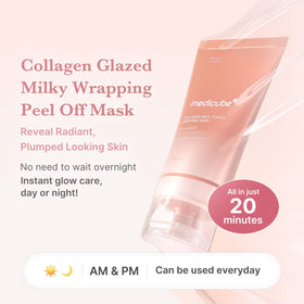 medicube open tube revealing creamy mask texture for easy spread and coverage