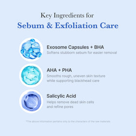medicube blue capsules detail releasing exfoliating ingredients