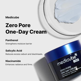 Medicube cream being applied on hand demonstrating easy absorption