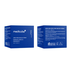 Medicube in bathroom routine setting conveying everyday pore care