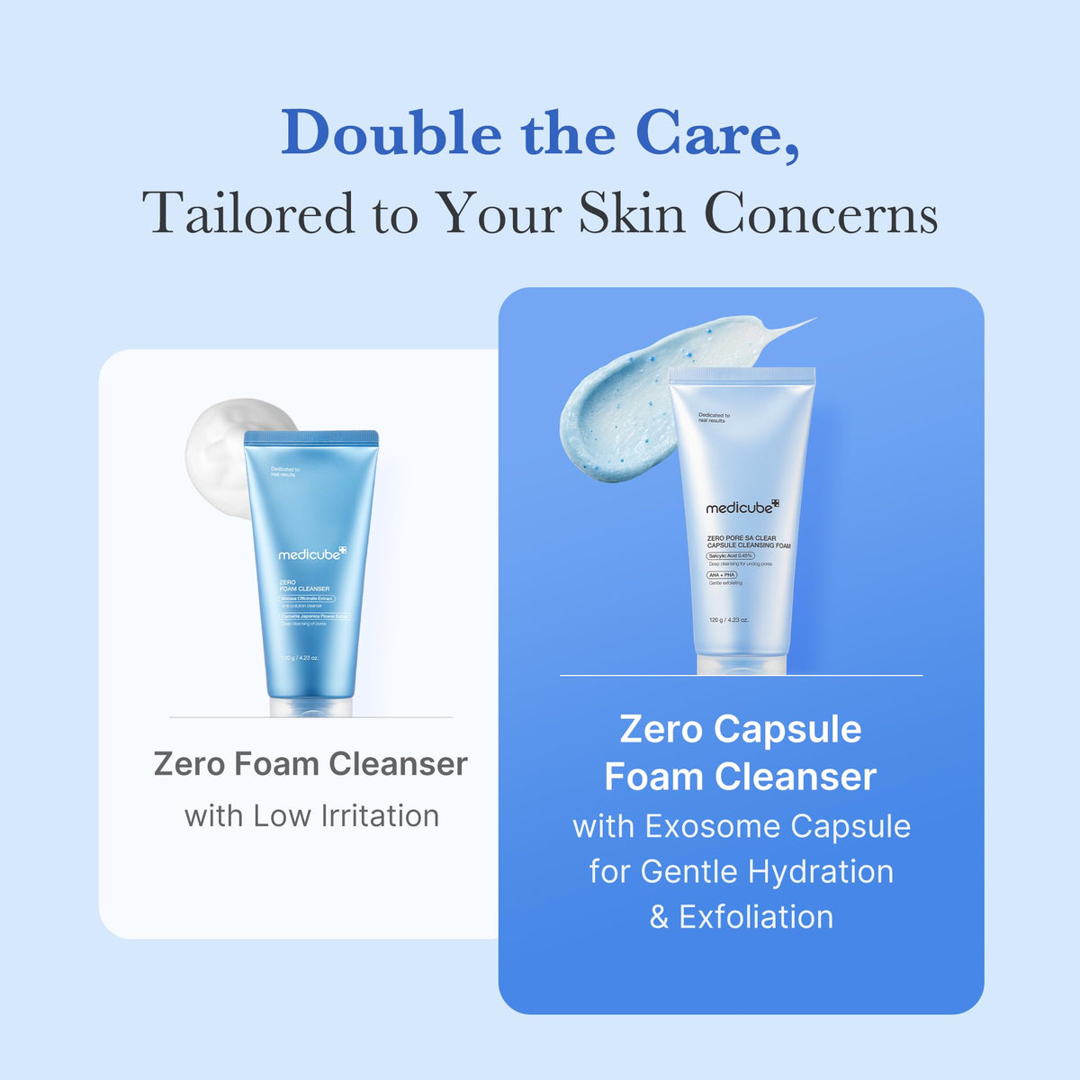 medicube cleanser used after oil cleanse in two-step routine