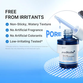 medicube applying serum to hand demonstrating fast absorption benefit