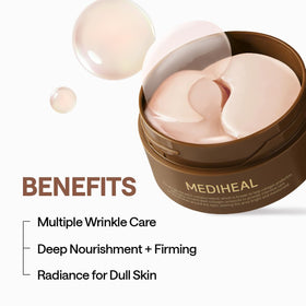 MEDIHEAL ampoule drop on patch highlighting concentrated retinol delivery