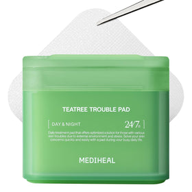 MEDIHEAL front packaging showing 100-count toner pads and benefits