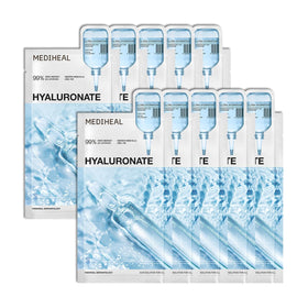 MEDIHEAL front packaging showing 10-pack and travel-ready convenience