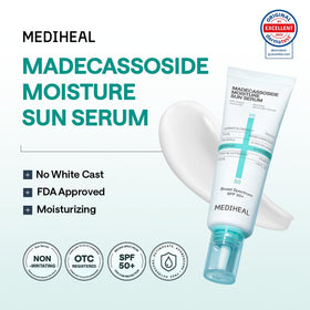 MEDIHEAL pump nozzle close-up for controlled serum dispensing benefit