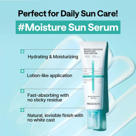 MEDIHEAL serum texture drop showcasing lightweight hydrating consistency