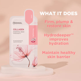 MEDIHEAL close-up of sheet texture highlighting soft, absorbent surface