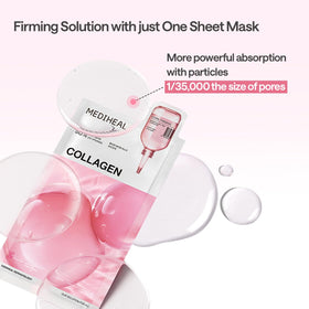 MEDIHEAL ingredient label close-up showing dermatologically tested claim