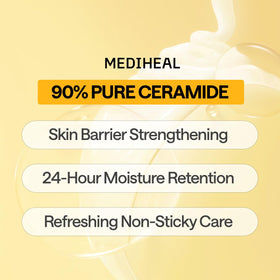 MEDIHEAL mask applied on model demonstrating fit and coverage