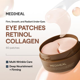 MEDIHEAL close-up of hydrogel patch texture delivering soothing hydration