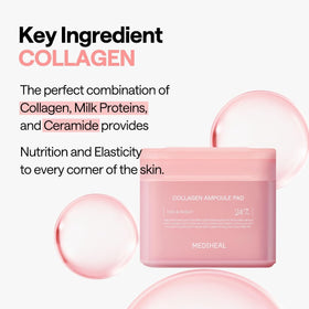 MEDIHEAL open container showing individual pads pre-soaked with serum