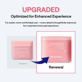 MEDIHEAL pad with visible serum drop highlighting active ingredients