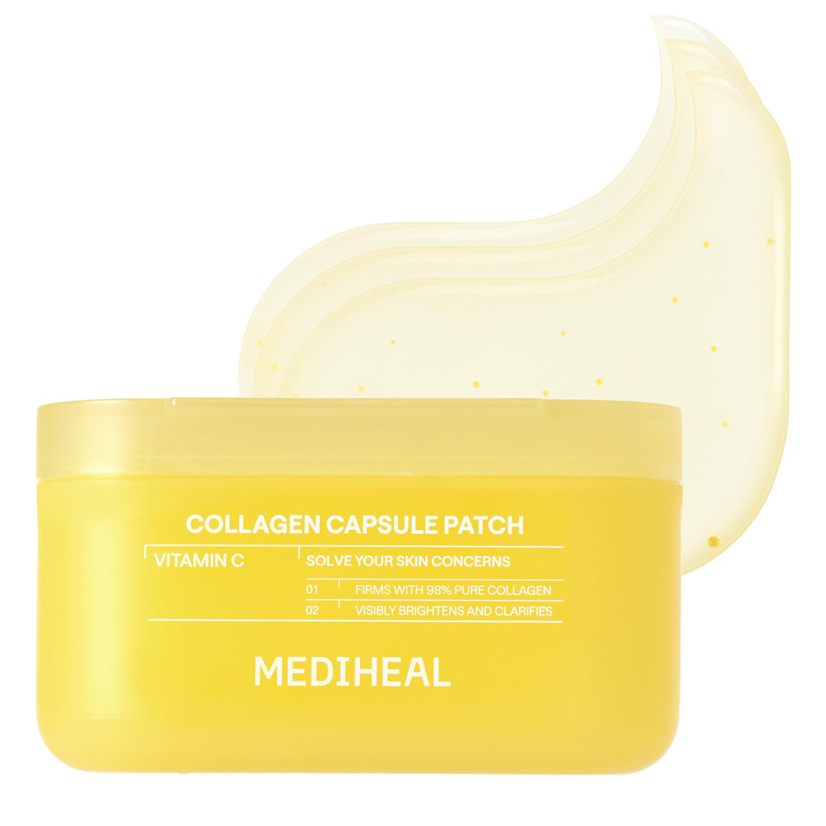 MEDIHEAL close-up of hydrogel sheet texture highlighting gentle adhesion