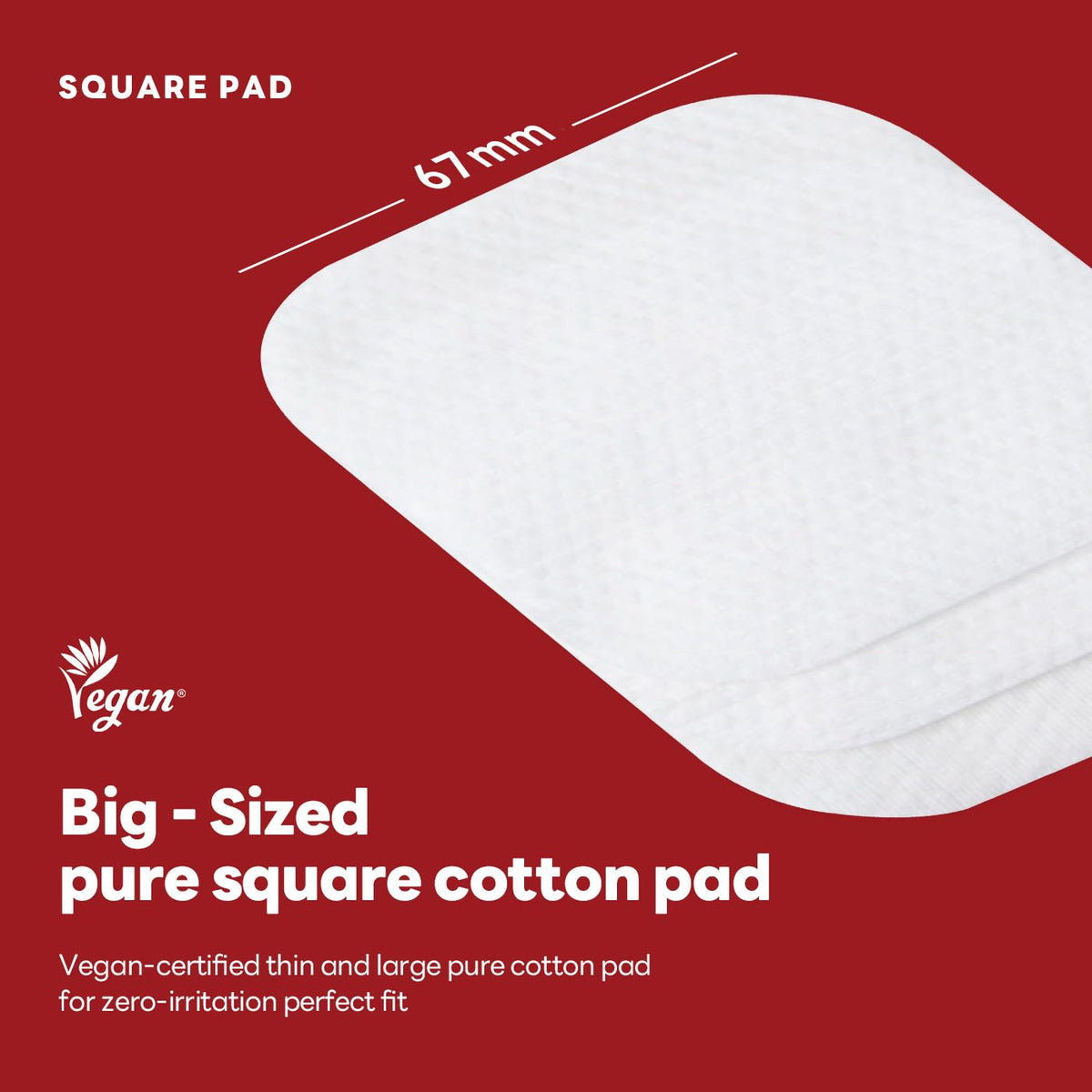 MEDIHEAL pad being gently wiped on cheek to indicate safe exfoliation use