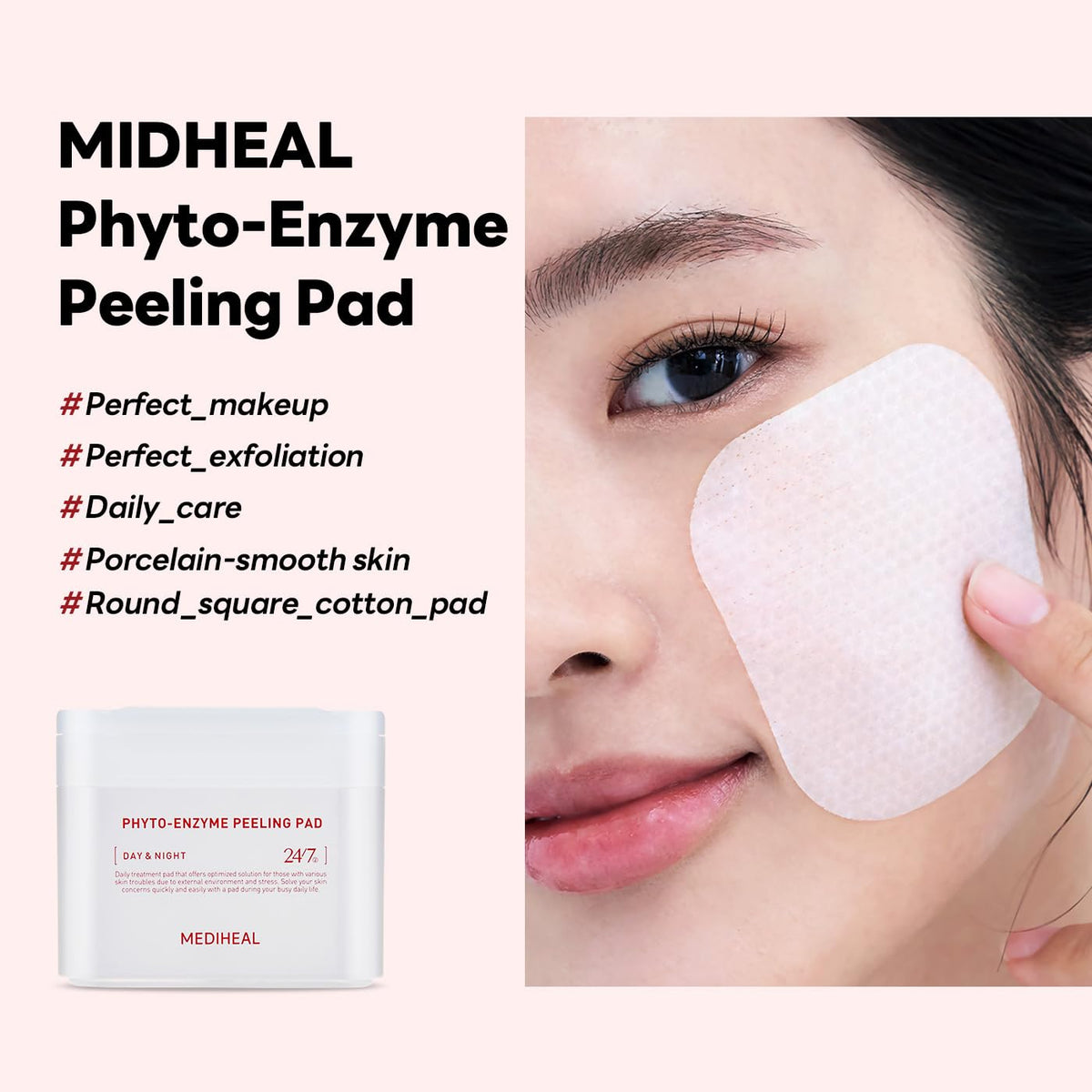 MEDIHEAL product staged in bathroom to illustrate integration into routines