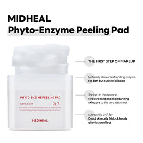 MEDIHEAL pad soaked in water-essence to show hydrating, non-sticky formula