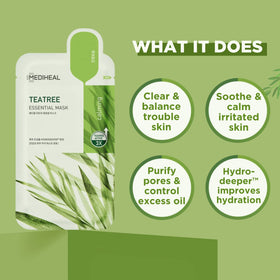 MEDIHEAL close-up of sheet texture showing thin fit and better absorption